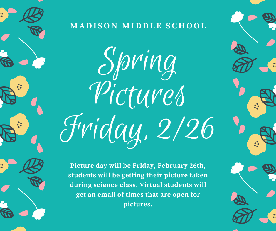 Spring Pictures this Friday 2/26