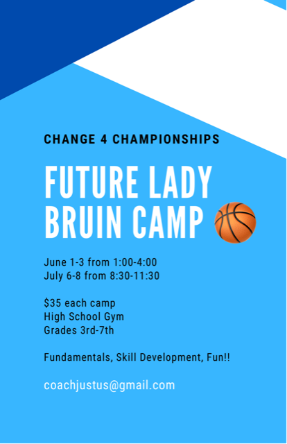 3rd-7th Grade Lady Bruin Basketball Camp