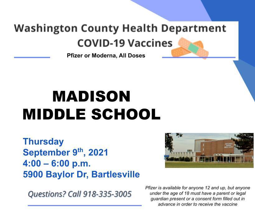 Vaccine Clinic on 9/9