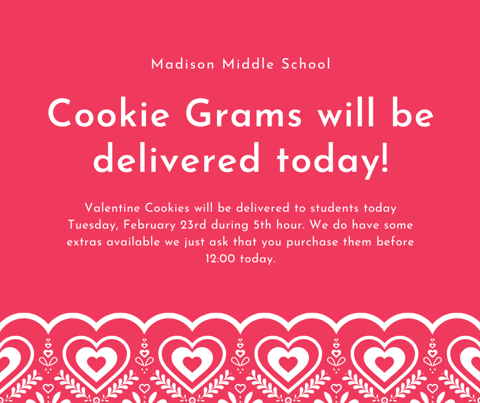 Cookie Gram announcement