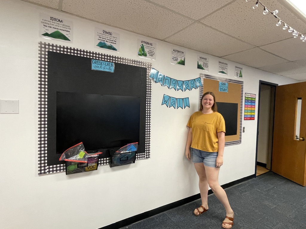 Mrs. Hale (5th grade) showing off her awesome boards!!
