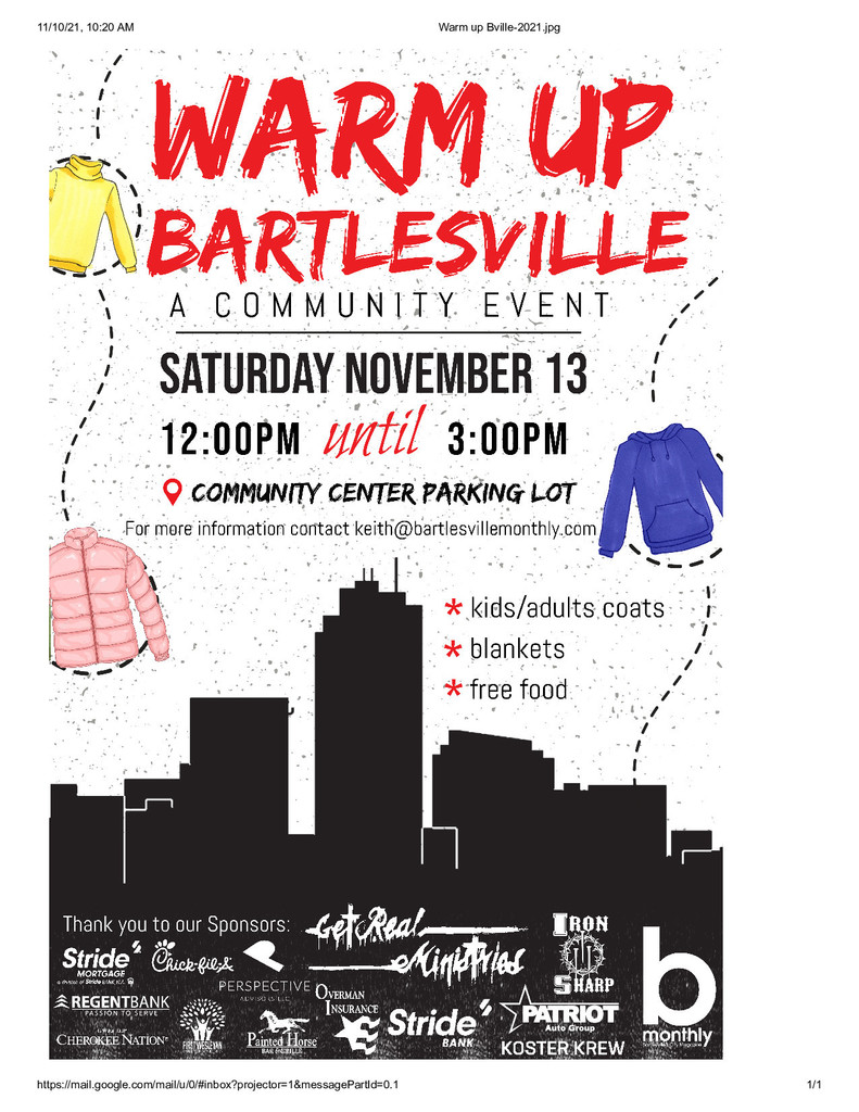 Warm Up Bartlesville - Nov 13