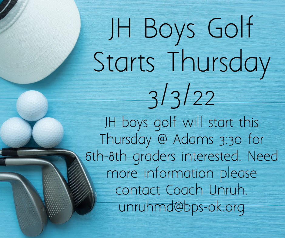 JH Boys Golf