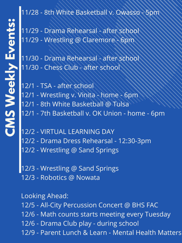 CMS Events 11/28