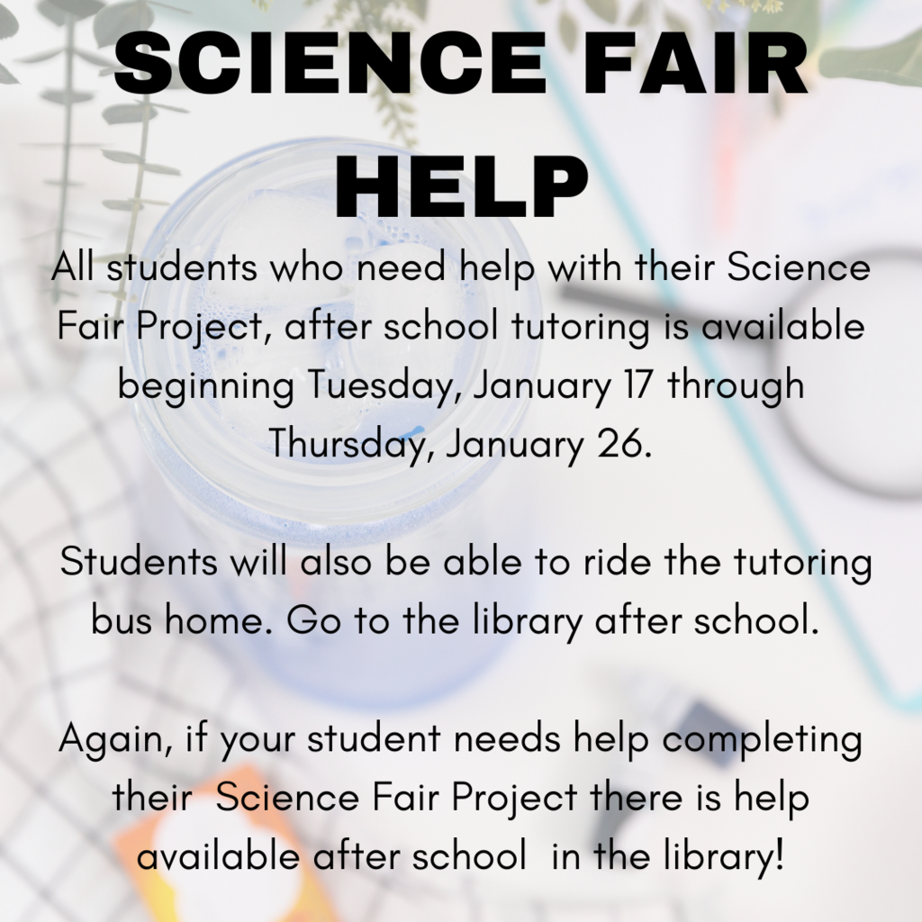 Science Fair Help