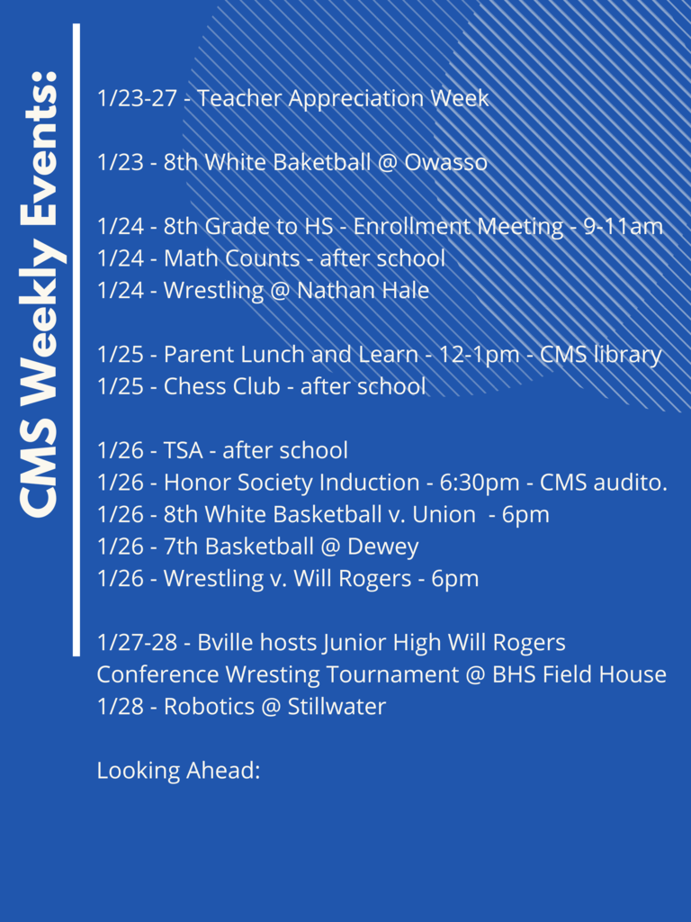 CMS Events 1/23