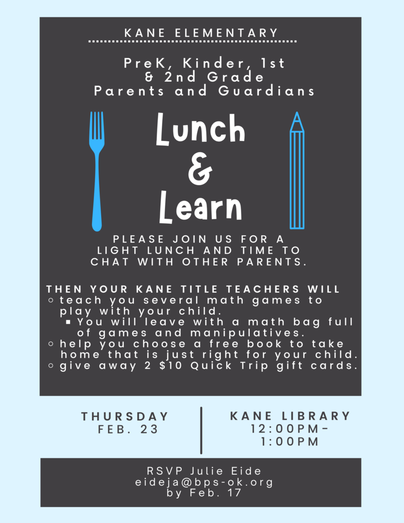 PK-2 Lunch and Learn