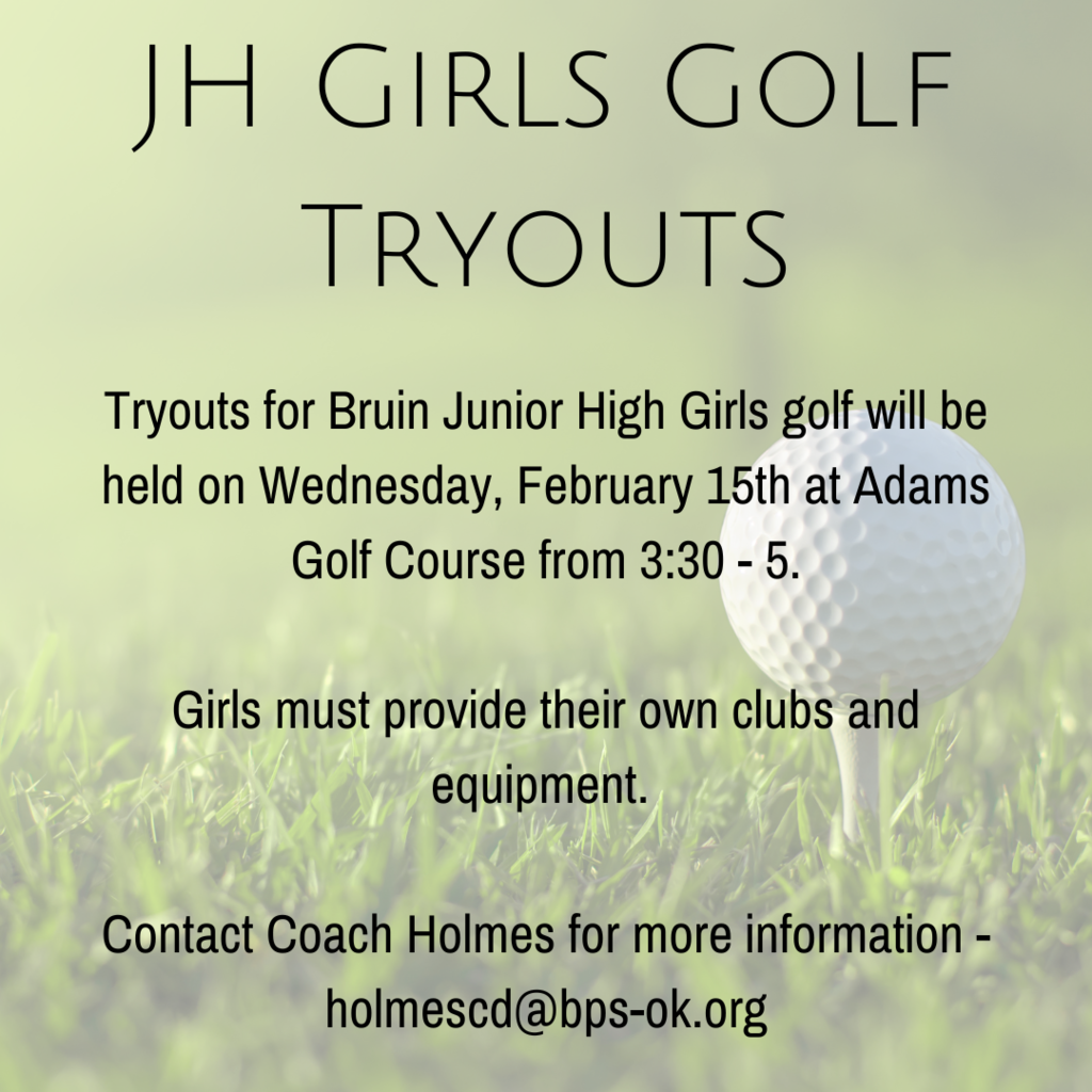JH Girls Golf 