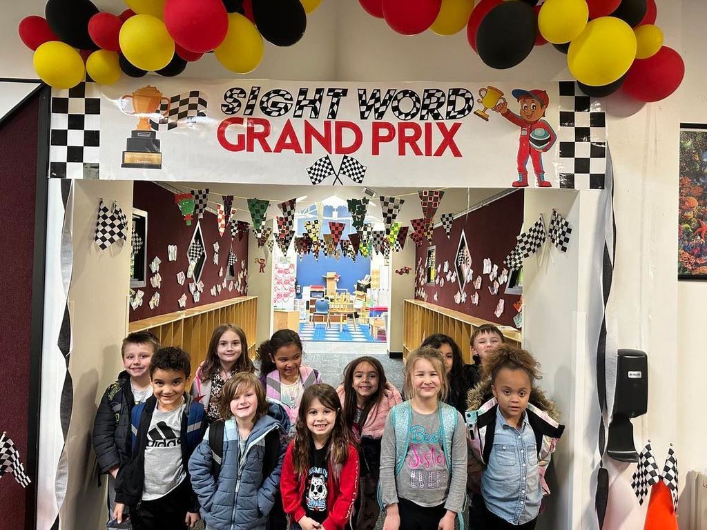 Kinder Sight Word Grand Prix