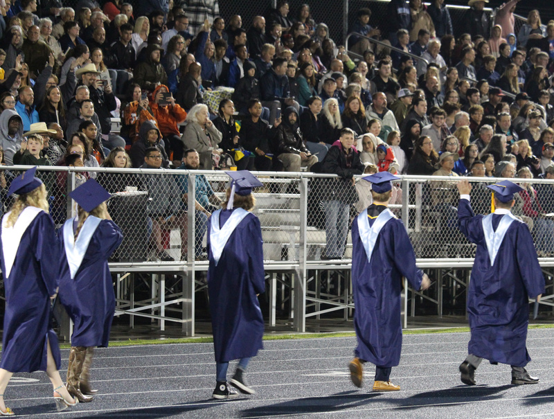 Recessional to the track